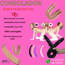  Consolador doble para lésbicas